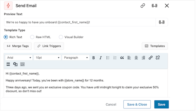 Adding follow-up messages to an email marketing sequence Adding follow-up messages to an email marketing sequence