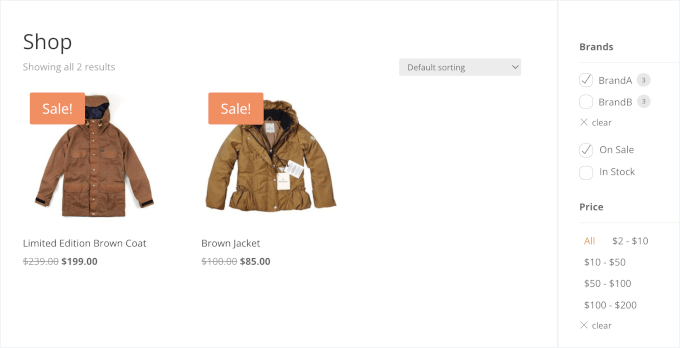 Themify's brand filter Themify's brand filter