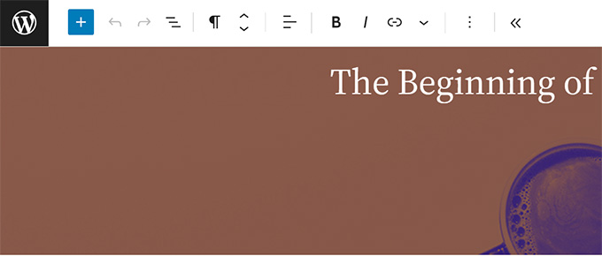 New top toolbar in WordPress 6.3 New top toolbar in WordPress 6.3