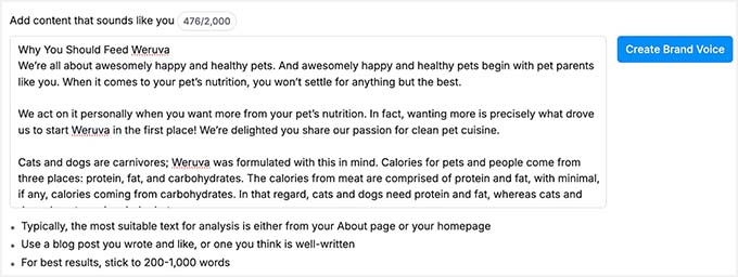 Create brand voice with Semrush AI Article Generator Create brand voice with Semrush AI Article Generator