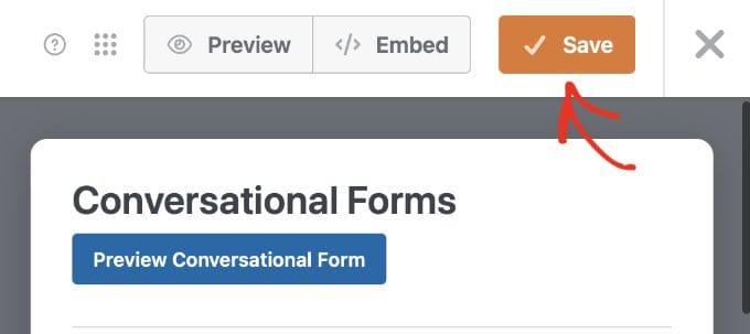 Saving a WPForms Survey