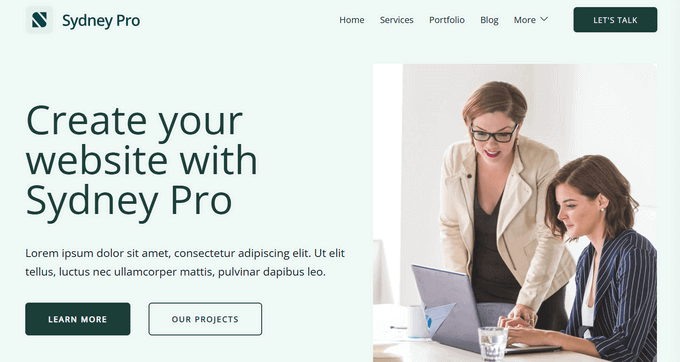 Sydney Pro WordPress Theme