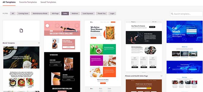 Choose a template to create a product page Choose a template to create a product page