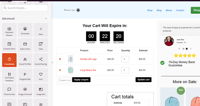 Upsell and create FOMO Upsell and create FOMO