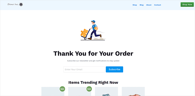 Custom thank you page in WooCommerce Custom thank you page in WooCommerce