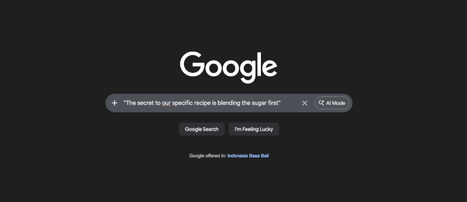 Searching for exact matches in Google Searching for exact matches in Google