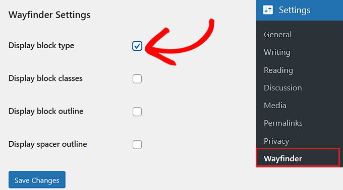 Configure the Wayfinder plugin settings Configure the Wayfinder plugin settings