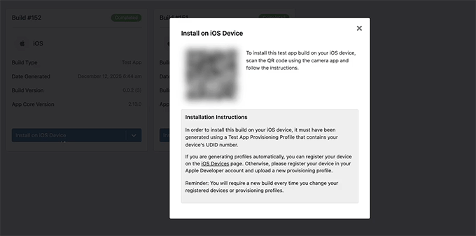 Install the test version of the app in MemberPress AppKit