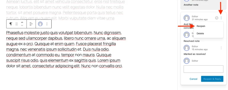 Better Content and Design Feedback with WordPress Notes
