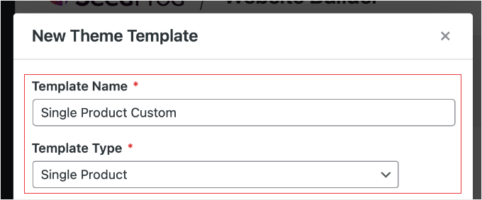 Creating a New Single Product Theme Template in SeedProd