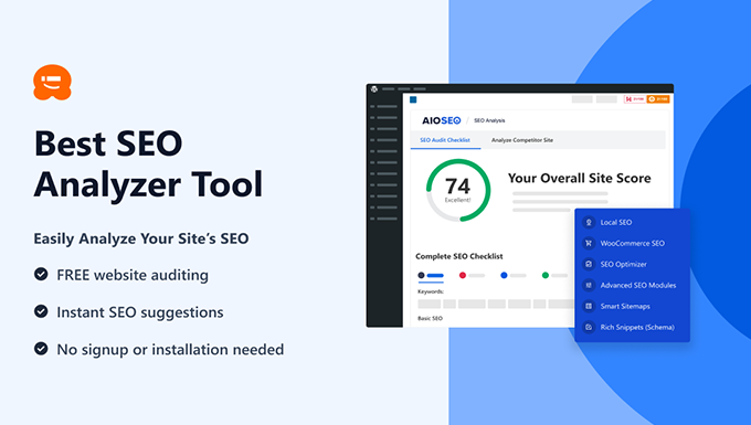 Introducing WPBeginner SEO Analyzer: Free SEO Audit Tool to Boost Rankings