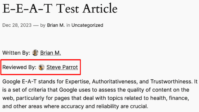 Add a reviewer to your articles with AIOSEO Add a reviewer to your articles with AIOSEO