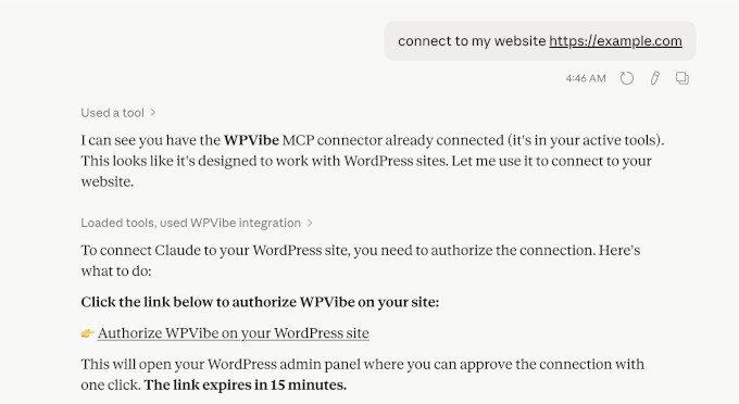 Connect with a simple chat 