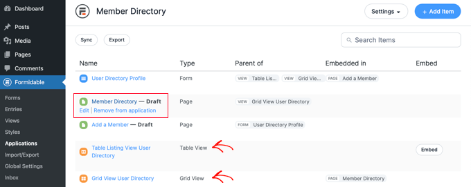 Editing the Member Directory Page Editing the Member Directory Page