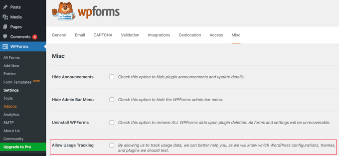 Some Plugins Ask You to Allow Usage Tracking Some Plugins Ask You to Allow Usage Tracking