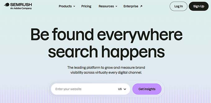 Semrush website