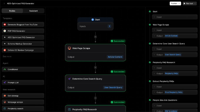 Profound's FAQ Generator for Enterprises