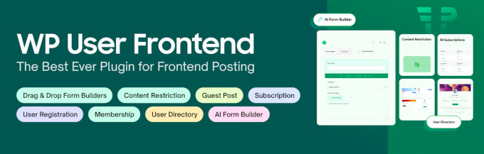 User Frontend plugin