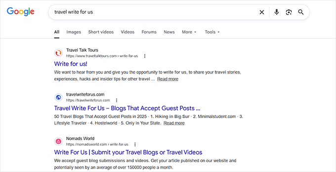 Guest posting options for travel bloggers