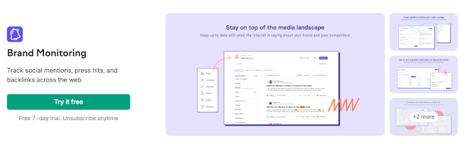 Semrush brand monitoring
