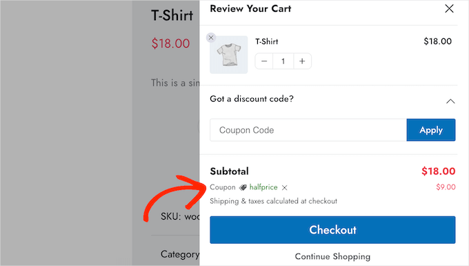 How to accept coupon codes in a sliding side cart How to accept coupon codes in a sliding side cart