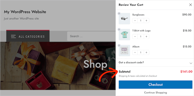 Customizing the WooCommerce cart summary Customizing the WooCommerce cart summary