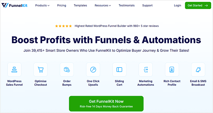 FunnelKit website