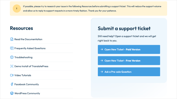 TranslatePress Support TranslatePress Support